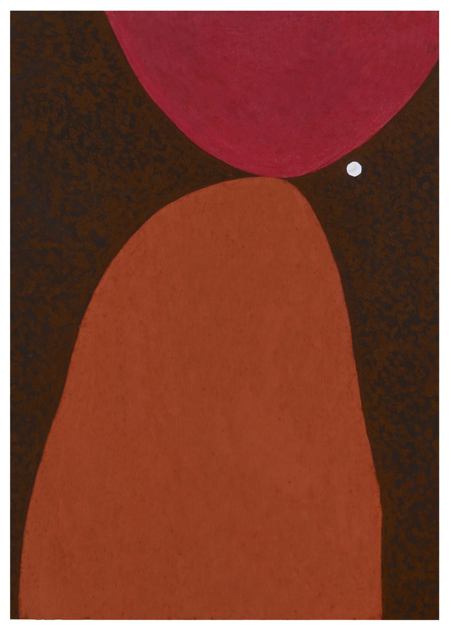 Contact, 2000, 71 x 97 cm, Conté and gouache on card
