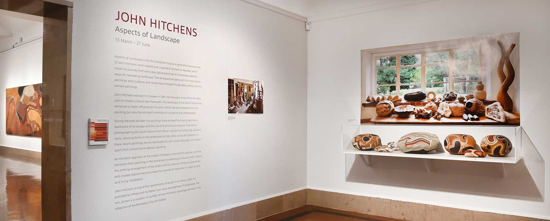 John Hitchens exhibition, Aspects of Landscape at Southampton City Gallery